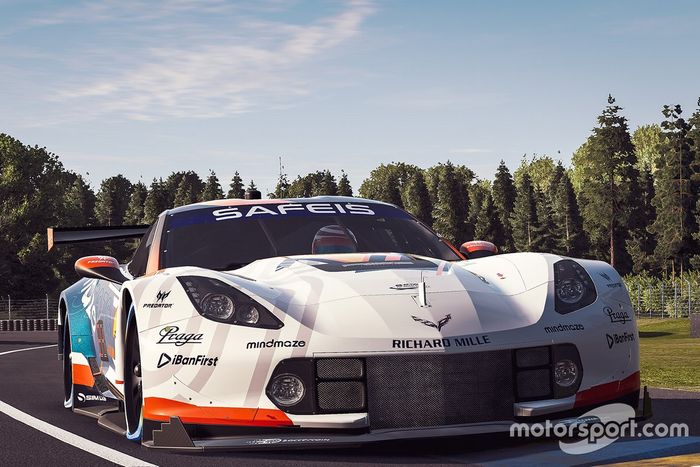 #80 R8G Esports Team Corvette C7.R: Daniel Juncadella, Mathias Beche, Erhan Jajovski, Risto Kappet