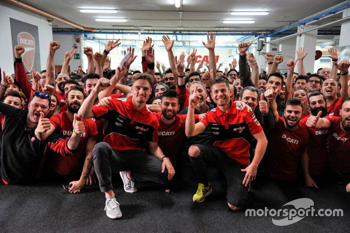 Chaz Davies, Alvaro Bautista, Ducati team