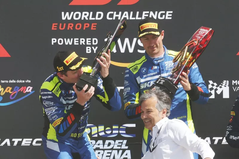#46 Team WRT, BMW M4 GT3: Valentino Rossi, Maxime Martin 