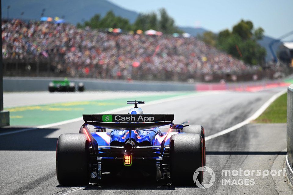 Daniel Ricciardo, RB F1 Team VCARB 01, sale de boxes