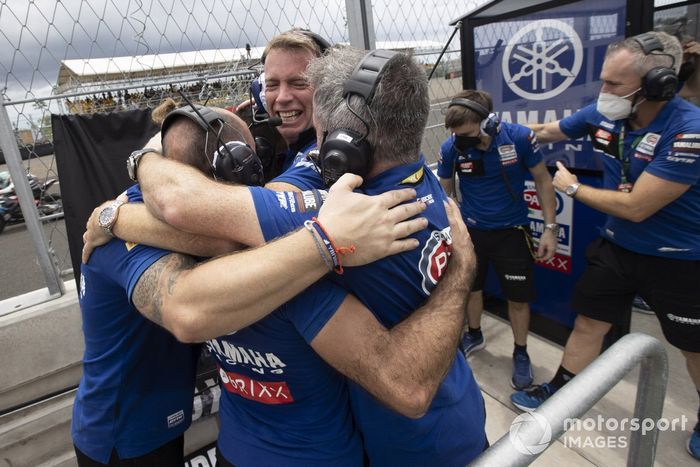 Team Pata Yamaha celebra el mundial, Paul Denning