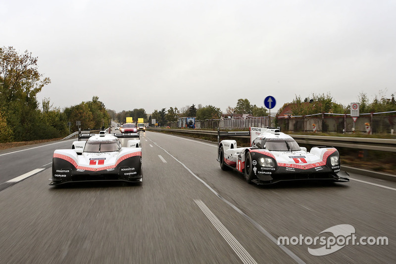 Porsche 919 Hybrid Evo on German public roads