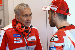 Andrea Dovizioso, Ducati Team, Davide Tardozzi, Ducati Team Team Principal