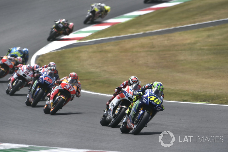 Valentino Rossi en tête