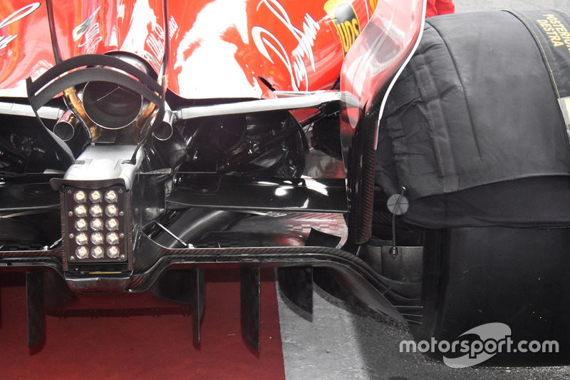 Ferrari SF70H diffuser detail