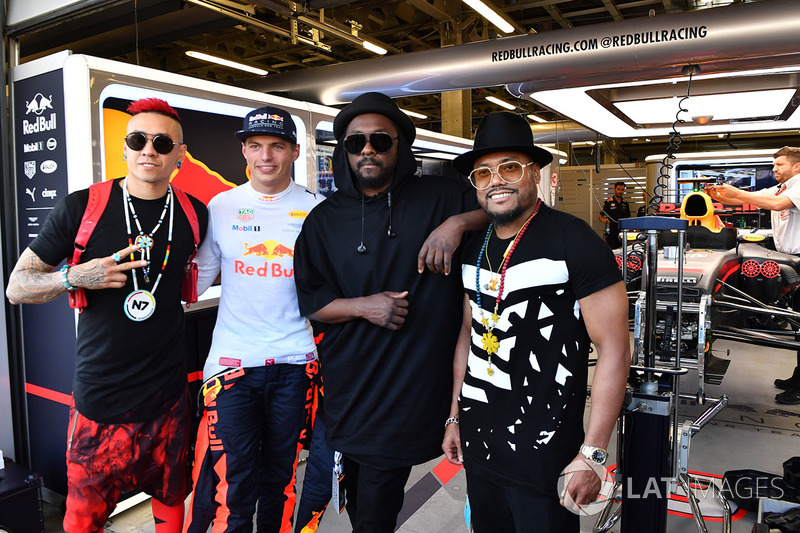 Макс Ферстаппен, Red Bull Racing, William, гурт Black Eyed Peas