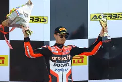 Podium : troisième place pour Chaz Davies, Ducati Team