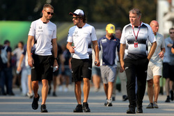 Jenson Button,, McLaren Honda and Fernando Alonso,, McLaren Honda