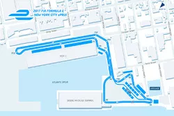 New York ePrix track layout