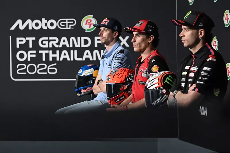 Marco Bezzecchi, Aprilia Racing, Alex Marquez, Gresini Racing, Marc Marquez, Ducati Team
