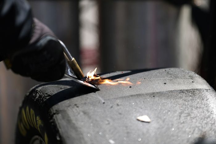 Nascar Cup Tire repair