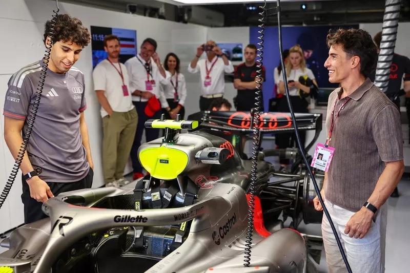 Gabriel Bortoleto, Audi F1 Team, Marc Marquez