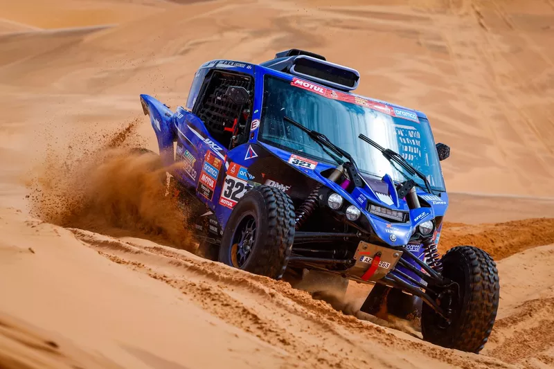 #321 X-Raid Yamaha Supported Team Yamaha: Fahad Ahmed Alkuwari, Manuel Lucchese