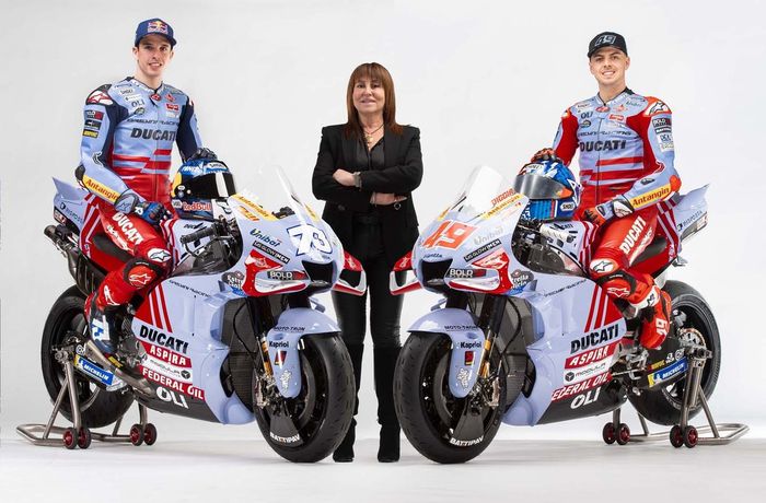 Alex Marquez, Gresini Racing, Fabio Di Giannantonio, Gresini Racing, Nadia Padovani
