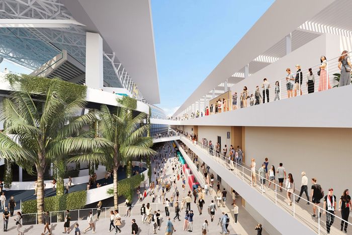 Miami GP new Paddock Club rendering