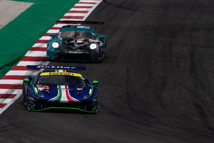 #47 Cetilar Racing, Ferrari 488 GTE Evo: Giorgio Sernagiotto, Roberto Lacorte, Antonio Fuoco