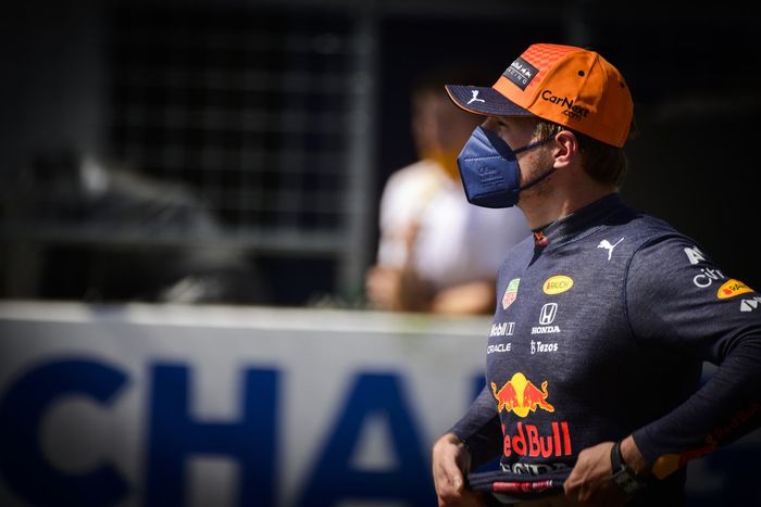Ganador de la pole Max Verstappen, Red Bull Racing