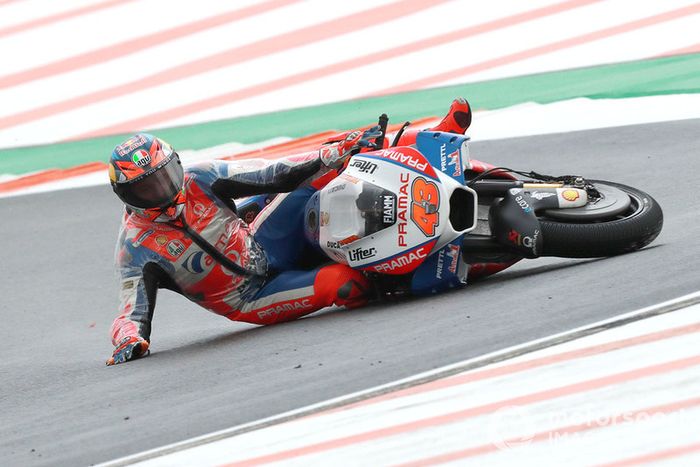 Caída de Jack Miller, Pramac Racing