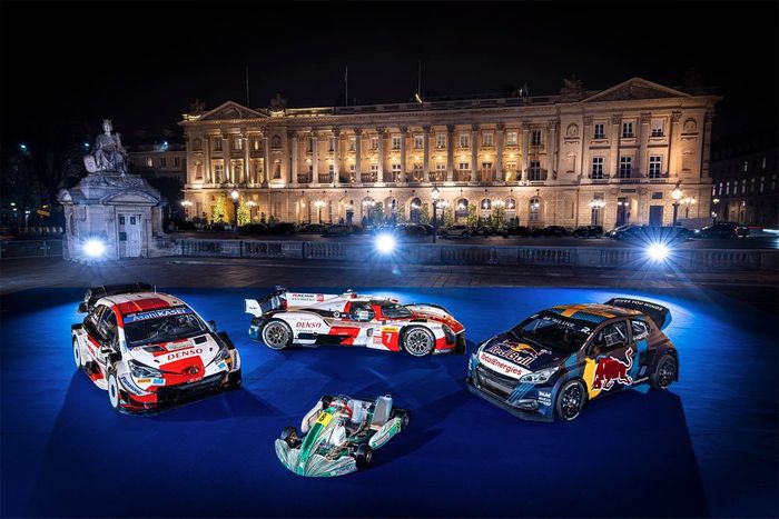 Coches previo a la ceremonia