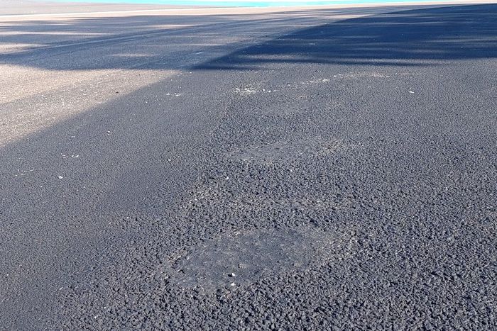 Turn 17 track repair detail
