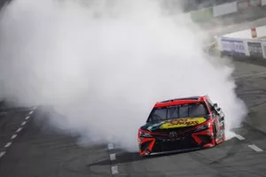 Race winner Martin Truex Jr., Joe Gibbs Racing, Toyota Camry Bass Pro