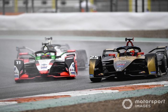 Jean-Eric Vergne, DS Techeetah, DS E-Tense FE21, Lucas Di Grassi, Audi Sport ABT Schaeffler, Audi e-tron FE07