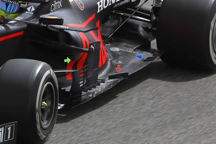 Detalle del Red Bull Racing RB16B  