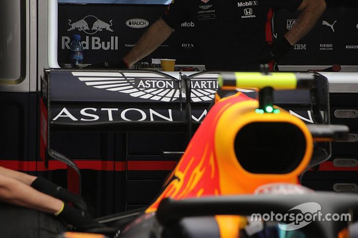 Detalle técnico del Red Bull Racing 