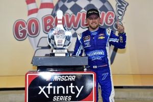 Race winner Justin Allgaier, JR Motorsports, Chevrolet Camaro