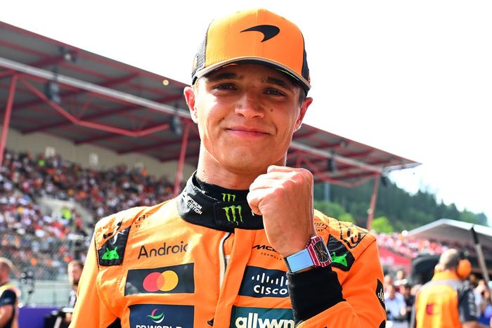 Polesitter Lando Norris, McLaren
