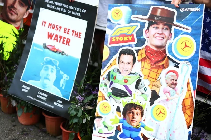 Les fans de Charles Leclerc, Ferrari