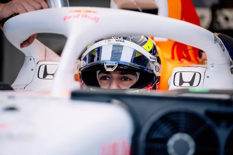 Isack Hadjar, Racing Bulls, essais Pirelli Monza