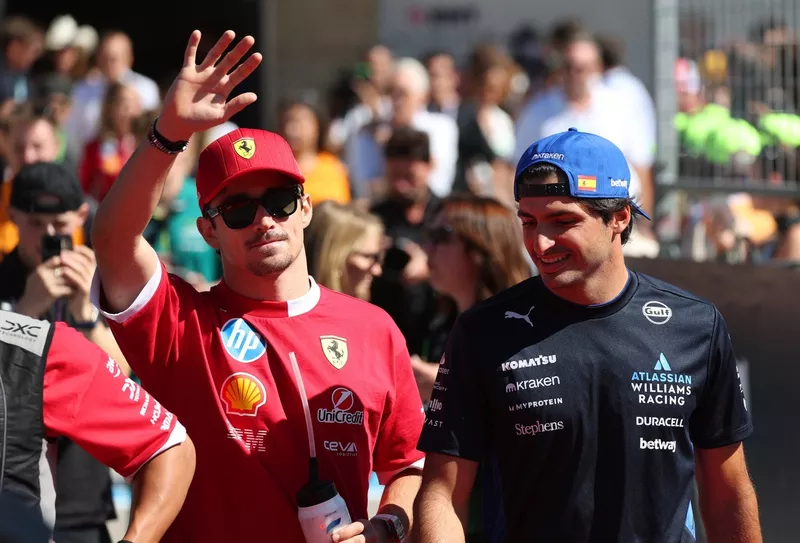 Charles Leclerc, Ferrari, Carlos Sainz, Williams