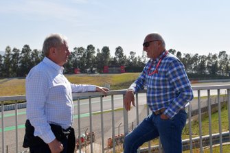 Dr Helmut Marko, Red Bull Motorsport Consultant and Dietrich Mateschitz, CEO and Founder of Red Bull