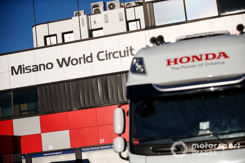 Honda filming day at Misano World Circuit