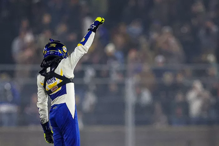 Race winner Chase Elliott, Hendrick Motorsports Chevrolet