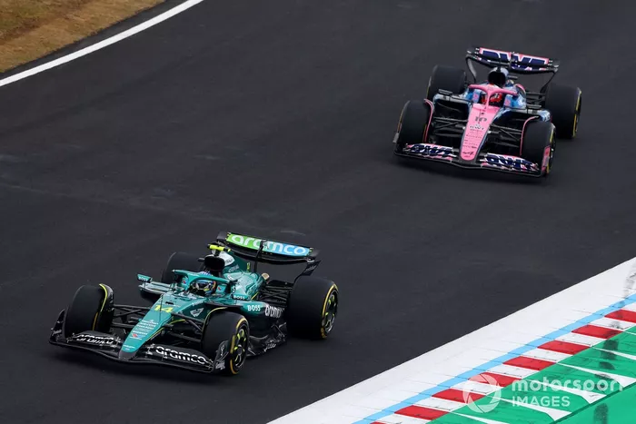 Fernando Alonso, Aston Martin Racing, Pierre Gasly, Alpine