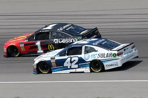 Kyle Larson, Chip Ganassi Racing, Chevrolet Camaro DC Solar Jamie McMurray, Chip Ganassi Racing, Chevrolet Camaro McDonald's/Cessna