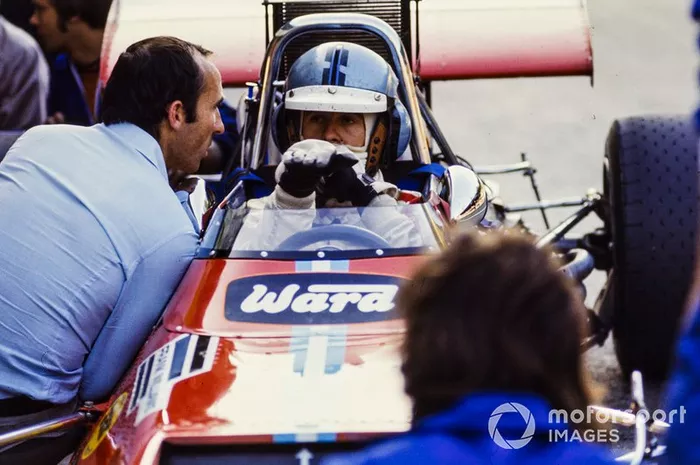 Piers Courage, Williams De Tomaso 308 Ford, con Frank Williams
