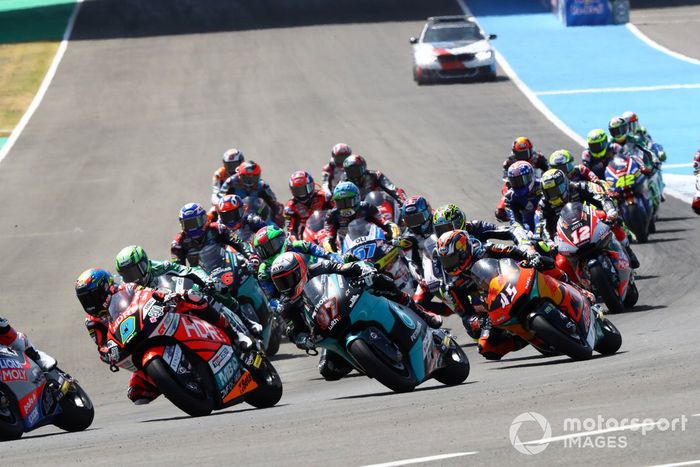 Salida de Moto2 en Jerez