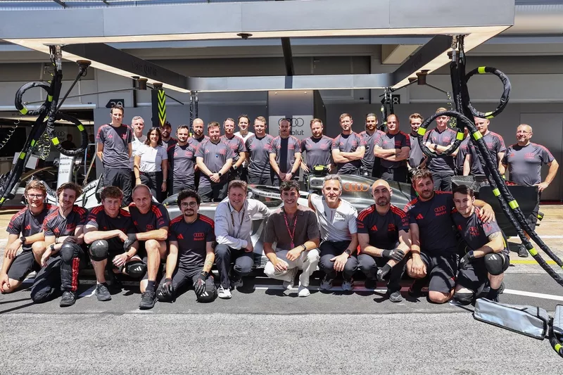 Audi F1 Team with Marc Marquez.