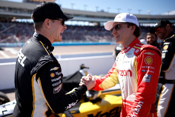 Josef Newgarden, Team Penske, David Malukas, Team Penske
