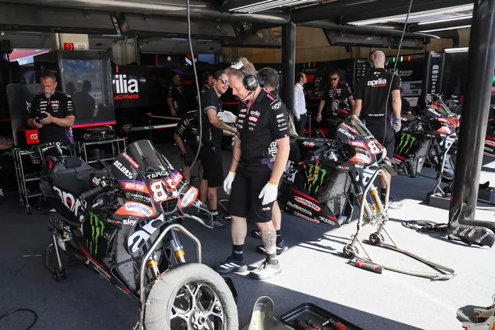 Aprilia Racing Team garage