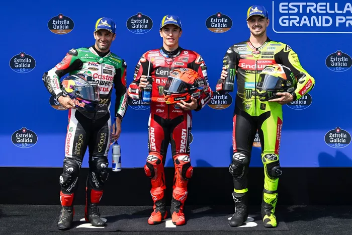 Johann Zarco, LCR Honda Team, Fabio Di Giannantonio, VR46 Racing Team, Marc Marquez, Ducati Team