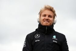 Nico Rosberg, Mercedes AMG F1 en el desfile de pilotos