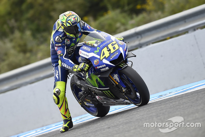 Spanien, Jerez: Valentino Rossi (Yamaha)