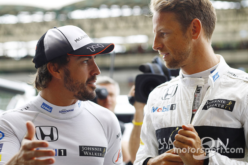 Fernando Alonso, McLaren y Jenson Button, McLaren