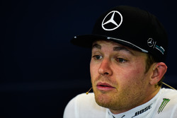 Nico Rosberg, Mercedes AMG F1, tijdens de FIA-persconferentie