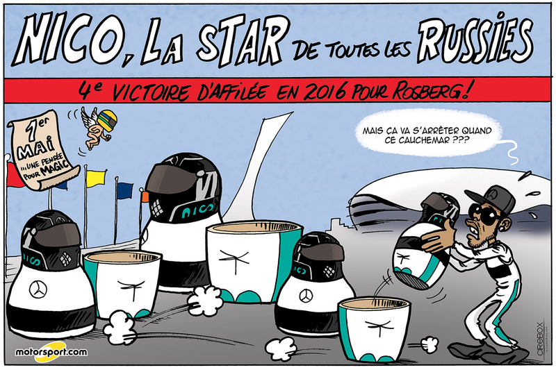 GP de Russie - Nico, la star de toutes les Russies