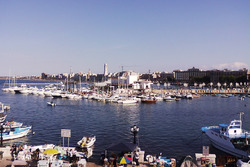 Vista de Bari, Italia